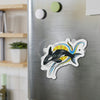 Orca Whale Breaching Sun Doodle Ink Art Die-Cut Magnets Home Decor
