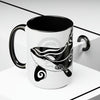 Orca Whale Cute Tribal Ink Art Two-Tone Coffee Mugs 15Oz Mug