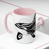 Orca Whale Cute Tribal Ink Art Two-Tone Coffee Mugs 15Oz Mug