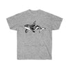 Orca Whale Cute Tribal Ink Art Ultra Cotton Tee Sport Grey / S T-Shirt