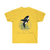Orca Whale Doodle Breach Cute Ink Art Ultra Cotton Tee Daisy / S T-Shirt