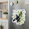 Orca Whale In The Kelp Ink Art Die-Cut Magnets Home Decor