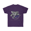 Orca Whale Pod Family Love Watercolor Art Dark Unisex Ultra Cotton Tee Purple / S T-Shirt