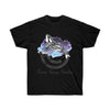 Orca Whale Purple Color Ink Art Dark Unisex Ultra Cotton Tee Black / S T-Shirt
