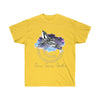 Orca Whale Purple Tribal Art Ink Ultra Cotton Tee Daisy / S T-Shirt