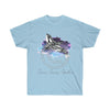Orca Whale Purple Tribal Art Ink Ultra Cotton Tee Light Blue / S T-Shirt