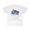Orca Whale Purple Tribal Art Ink Ultra Cotton Tee White / S T-Shirt