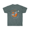 Orca Whale Spirit Tribal Tattoo Orange Ink Art Dark Unisex Ultra Cotton Tee Heather / S T-Shirt