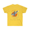 Orca Whale Spirit Tribal Tattoo Orange Ink Ultra Cotton Tee Daisy / S T-Shirt