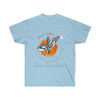 Orca Whale Spirit Tribal Tattoo Orange Ink Ultra Cotton Tee Light Blue / S T-Shirt