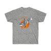 Orca Whale Spirit Tribal Tattoo Orange Ink Ultra Cotton Tee Sport Grey / S T-Shirt