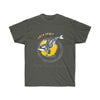 Orca Whale Spirit Tribal Tattoo Yellow Ink Art Dark Unisex Ultra Cotton Tee Charcoal / S T-Shirt