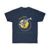 Orca Whale Spirit Tribal Tattoo Yellow Ink Art Dark Unisex Ultra Cotton Tee Navy / S T-Shirt