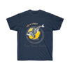 Orca Whale Spirit Tribal Tattoo Yellow Ink Art Dark Unisex Ultra Cotton Tee Navy / S T-Shirt