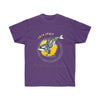 Orca Whale Spirit Tribal Tattoo Yellow Ink Art Dark Unisex Ultra Cotton Tee Purple / S T-Shirt