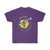 Orca Whale Spirit Tribal Tattoo Yellow Ink Art Dark Unisex Ultra Cotton Tee Purple / S T-Shirt