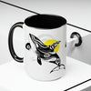 Orca Whale Sun Cute Tribal Ink Art Two-Tone Coffee Mugs 15Oz Mug