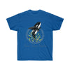 Orca Whale Tribal Doodle Colorful Ink Art Dark Unisex Ultra Cotton Tee Royal / S T-Shirt