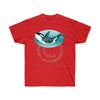 Orca Whale Tribal Doodle Teal Ink Art Dark Unisex Ultra Cotton Tee Red / S T-Shirt
