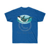 Orca Whale Tribal Doodle Teal Ink Art Dark Unisex Ultra Cotton Tee Royal / S T-Shirt