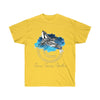 Orca Whale Tribal Rainbow Splash Ink Ultra Cotton Tee Daisy / S T-Shirt
