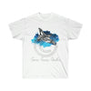 Orca Whale Tribal Rainbow Splash Ink Ultra Cotton Tee White / S T-Shirt