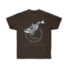 Orca Whale Tribal Tattoo Black Ink Art Dark Unisex Ultra Cotton Tee Chocolate / S T-Shirt