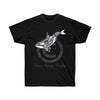 Orca Whale Tribal Tattoo Black Ink Art Dark Unisex Ultra Cotton Tee / S T-Shirt