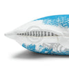 Orca Whale Tribal Tattoo Blue Ink Art Spun Polyester Square Pillow Case Home Decor