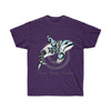 Orca Whale Tribal Tattoo Doodle Blue Black Ink Art Dark Unisex Ultra Cotton Tee Purple / S T-Shirt