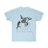 Orca Whale Tribal Tattoo Doodle Blue Black Ink Art Ultra Cotton Tee Light / S T-Shirt