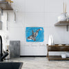 Orca Whale Tribal Tattoo Ink Blue Art Ceramic Photo Tile Home Decor