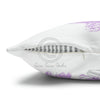 Orca Whale Tribal Tattoo Purple Ink Art Spun Polyester Square Pillow Case Home Decor