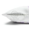 Orca Whale Tribal Tattoo Purple Ink Art Spun Polyester Square Pillow Case Home Decor