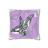Orca Whale Tribal Tattoo Purple Ink Art Spun Polyester Square Pillow Case Home Decor
