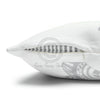 Orca Whale Tribal Tattoo Rainbow Ink Art Spun Polyester Square Pillow Case Home Decor