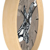 Orca Whale Tribal Tattoo Taupe Ink Art Wall Clock Home Decor