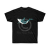 Orca Whale Tribal Tattoo Teal Breach Ink Art Dark Unisex Ultra Cotton Tee Black / S T-Shirt