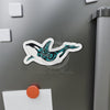 Orca Whale Tribal Tattoo Teal Breach Ink Art Die-Cut Magnets Home Decor