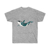Orca Whale Tribal Tattoo Teal Breach Ink Art Ultra Cotton Tee Sport Grey / S T-Shirt