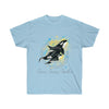 Orca Whales Blue Yellow Splash Ink Ultra Cotton Tee Light / S T-Shirt