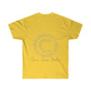 Orca Whales Orange Yellow Sun Ink Art Ultra Cotton Tee T-Shirt