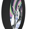 Orca Whales Pod Aurora Borealis Watercolor Art Wall Clock Home Decor