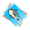 Orca Whales Tribal Tattoo Ink Blue Art Ceramic Photo Tile Home Decor