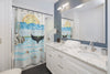 Pacific Nw Beach Watercolor Shower Curtains Home Decor