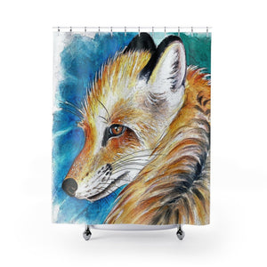 Red Fox Shower Curtain 71 X 74 Home Decor