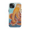 Red Pacific Octopus Watercolor Ink Art Mate Tough Phone Cases Case