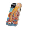 Red Pacific Octopus Watercolor Ink Art Mate Tough Phone Cases Case