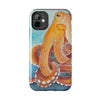 Red Pacific Octopus Watercolor Ink Art Mate Tough Phone Cases Case
