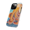 Red Pacific Octopus Watercolor Ink Art Mate Tough Phone Cases Case